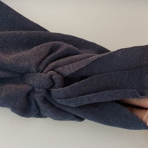 NWT Nic + Zoe Linen Blend Ruched Sleeve with Ties Lightweight Sweater Si… - Picture 6 of 7